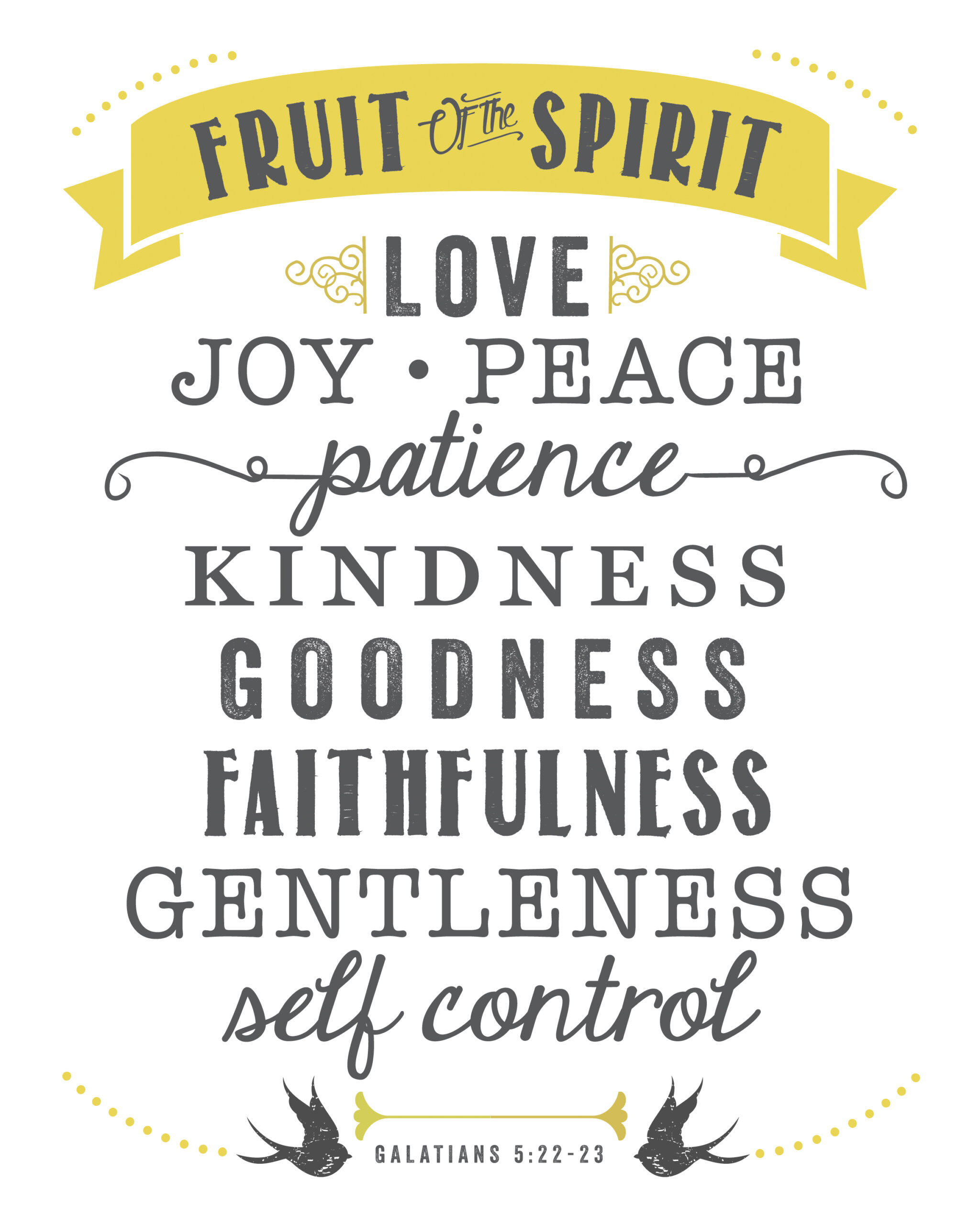 Fruit of the Spirit