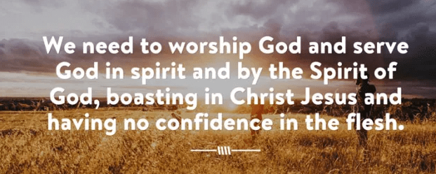 No confidence in the flesh