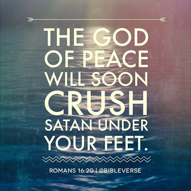 God Crushes Satan